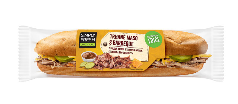 Trhané maso s barbeque 191g