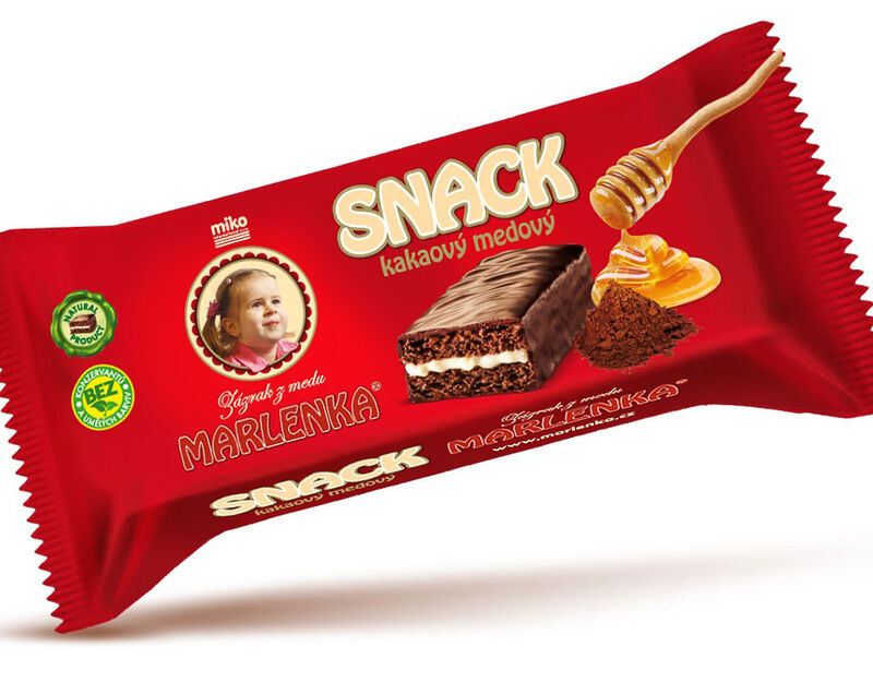 Marlenka Snack kakaový medový 50g