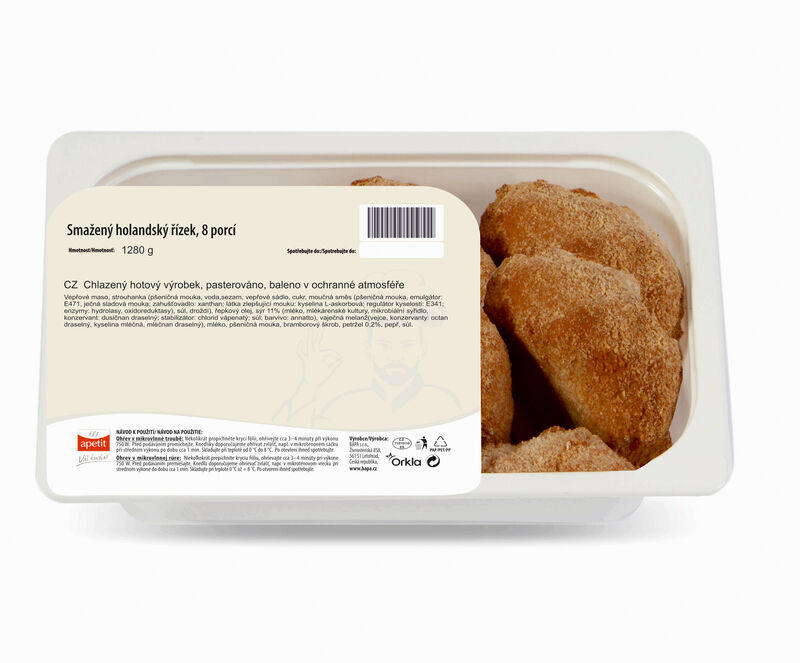 Smažený holandský řízek 8 porcí 1280g