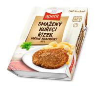 Smažený kuřecí řízek, bramborová kaše (v kartonovém přebalu) 450g