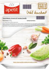 Uzená krkovice, červené zelí, houskový knedlík (v univerzálním kartonovém přebalu) 510g