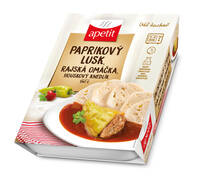 Paprikové lusky s rajskou omáčkou, houskový knedlík (v kartonovém přebalu) 540g