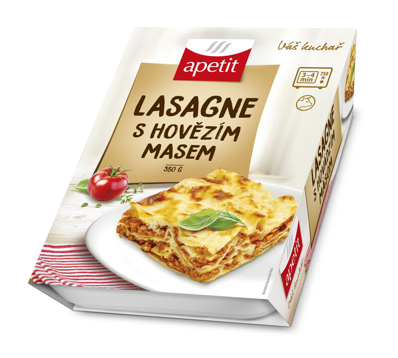 Lasagne s hovězím masem (v kartonovém přebalu) 360g