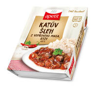 Katův šleh z vepřového masa, rýže (v kartonovém přebalu) 400g