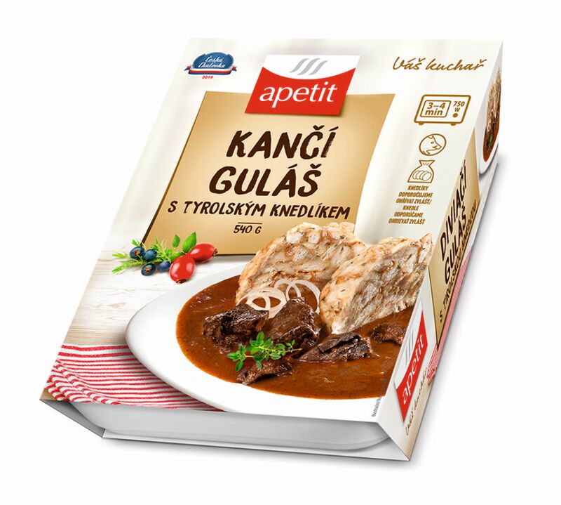 Kančí guláš s tyrolským knedlíkem (v kartonovém přebalu) 540g