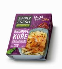 Krémové kuře à la Toscana se sušenými rajčaty a penne 380g