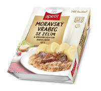 Moravský vrabec se zelím a bramborovým knedlíkem 450g 450g