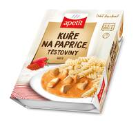 Kuře na paprice, těstoviny (v kartonovém přebalu) 450g