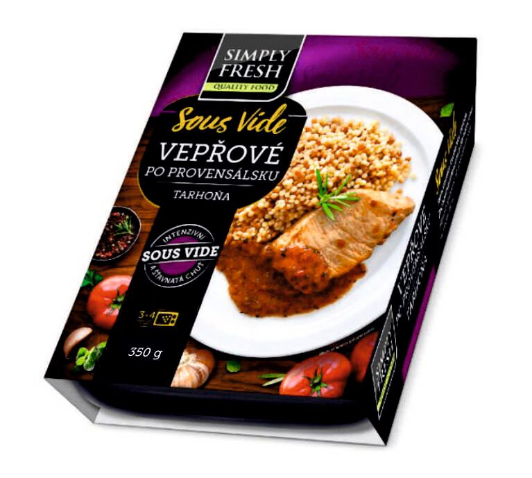 Sous vide vepřové maso po provensálsku s tarhoňou 350g