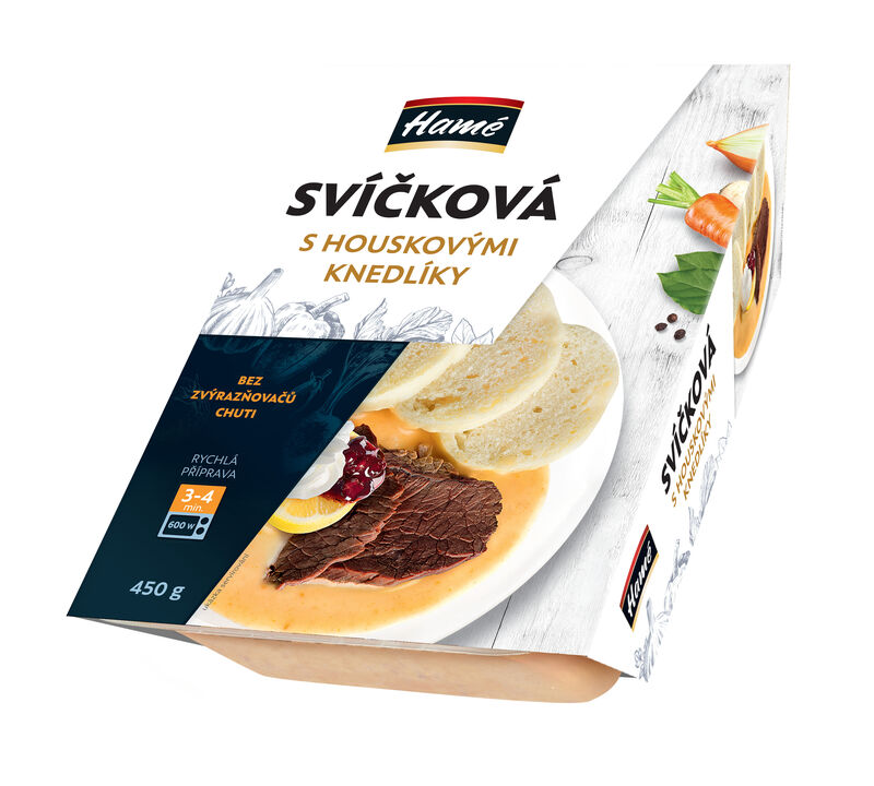 Svíčková omáčka, houskový knedlík 450g