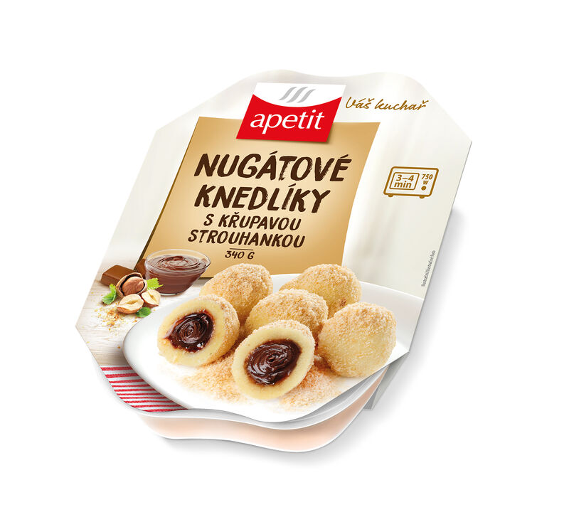 Nugátové knedlíky s křupavou strouhankou (v kartonovém přebalu) 340g