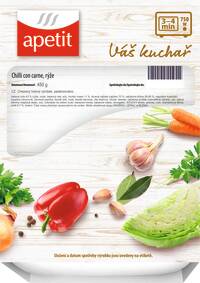 Chilli con carne, rýže (v univerzálním kartonovém přebalu) 450g