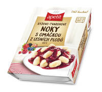 Rýžovo-tvarohové noky s omáčkou z lesních plodů (v kartonovém přebalu) 400g