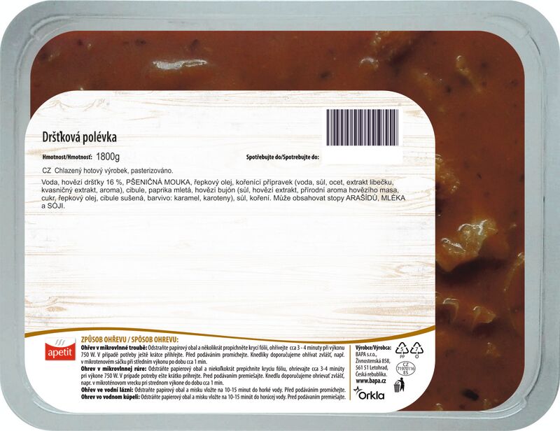 Dršťková polévka 6 porcí 1800g