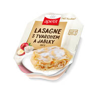 Lasagne s tvarohem a jablky (v kartonovém přebalu) 350g