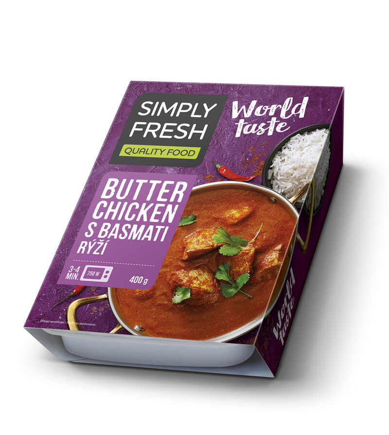 Butter chicken s basmati rýží 400g